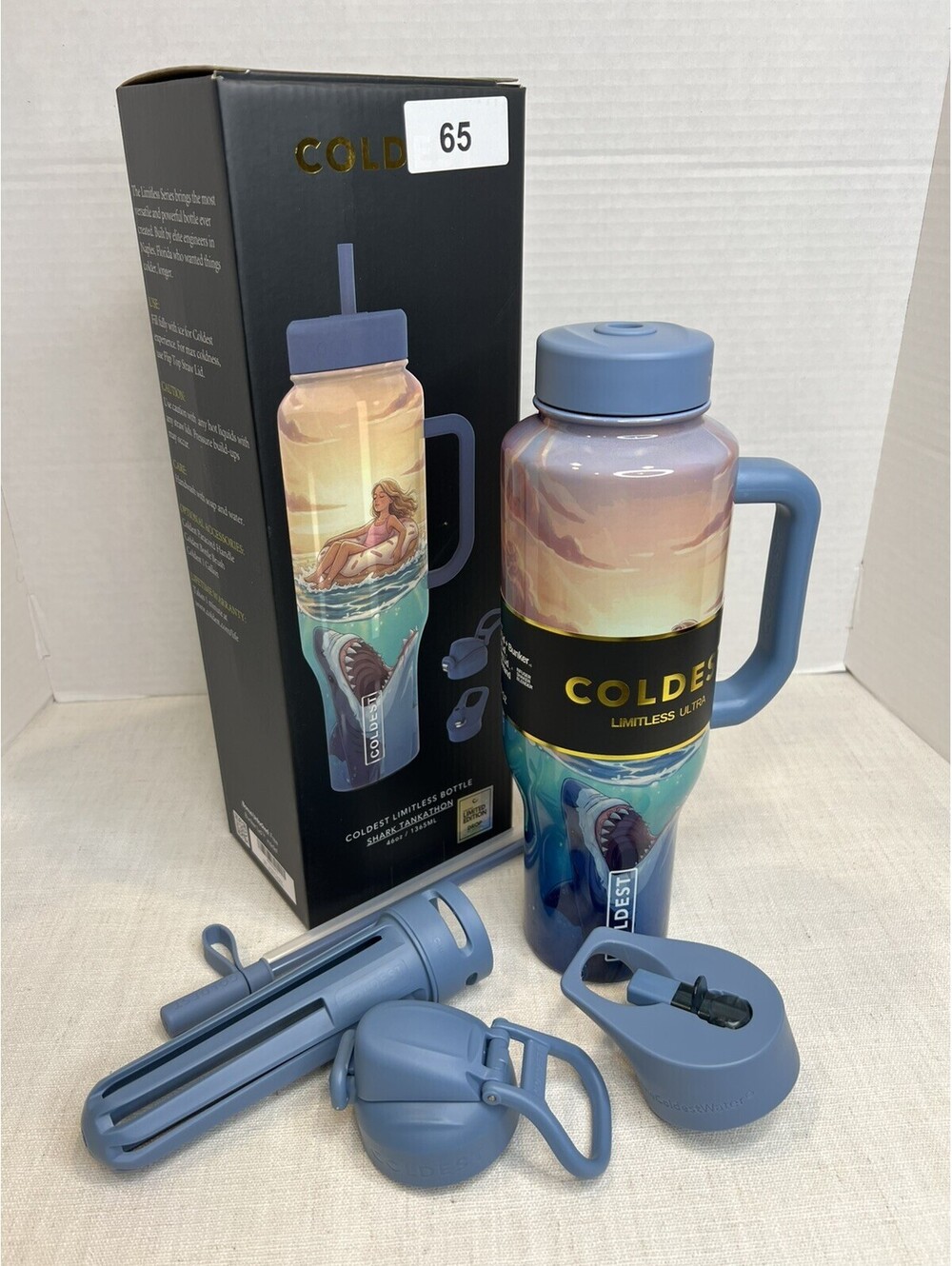 COLDEST - 46oz - Shark Tankathon - Insulated Bottle BNIB
